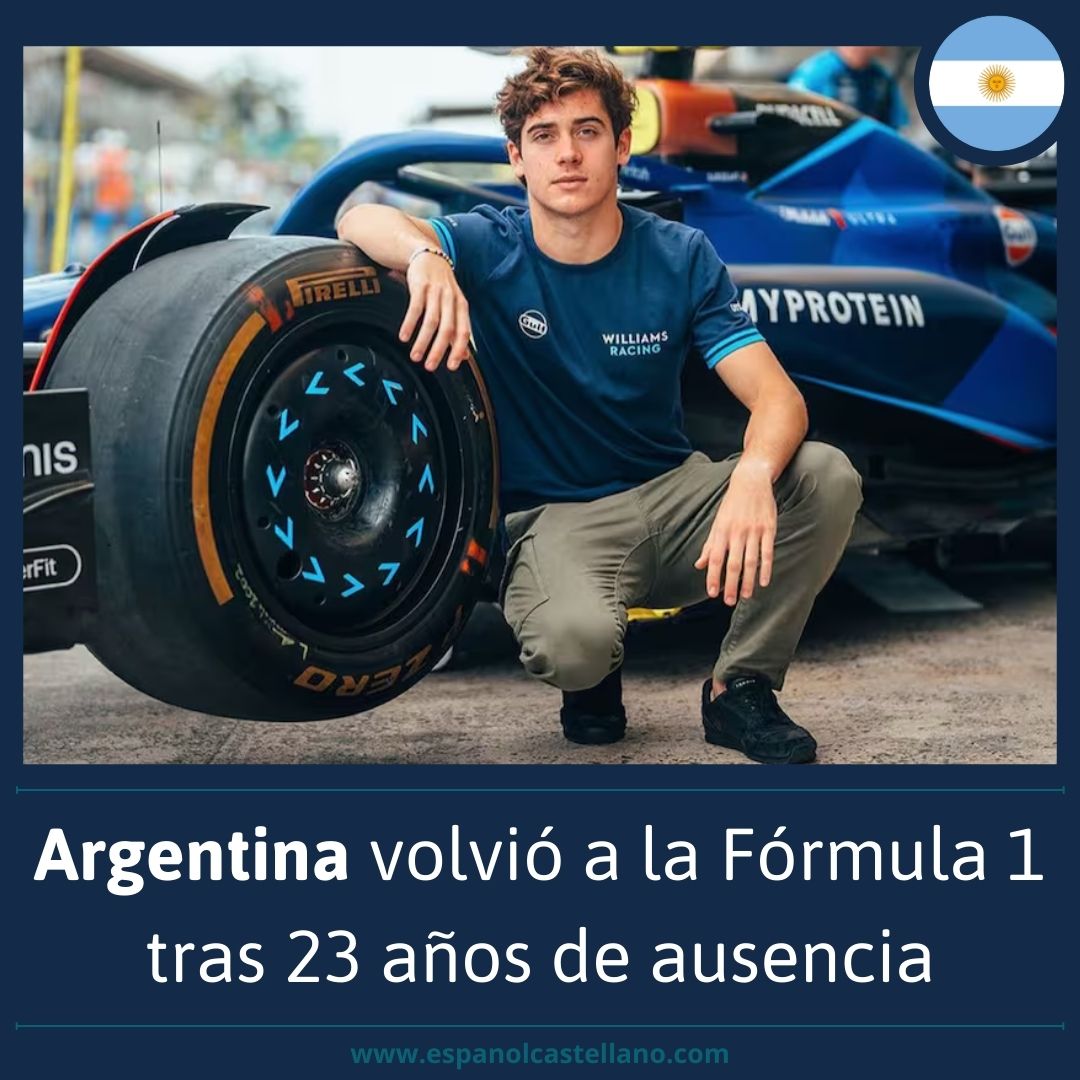 Argentina volvió a la Fórmula 1 tras 23 años de ausencia