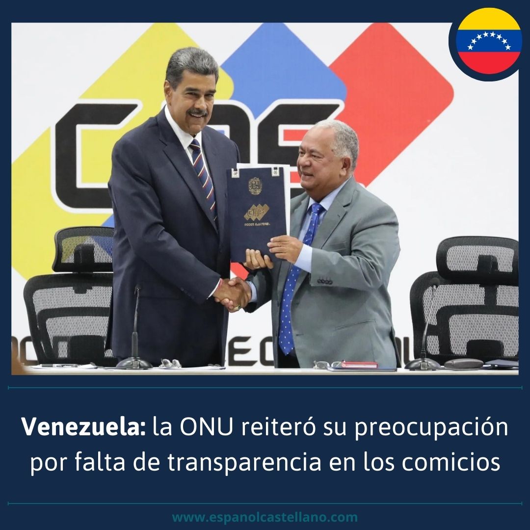 Venezuela: la ONU reiteró su preocupación por la falta de transparencia en los comicios