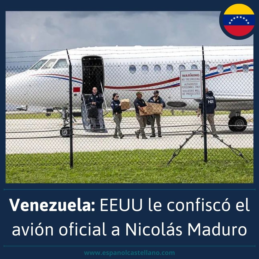 Venezuela: EEUU le confiscó el avión oficial a Nicolás Maduro