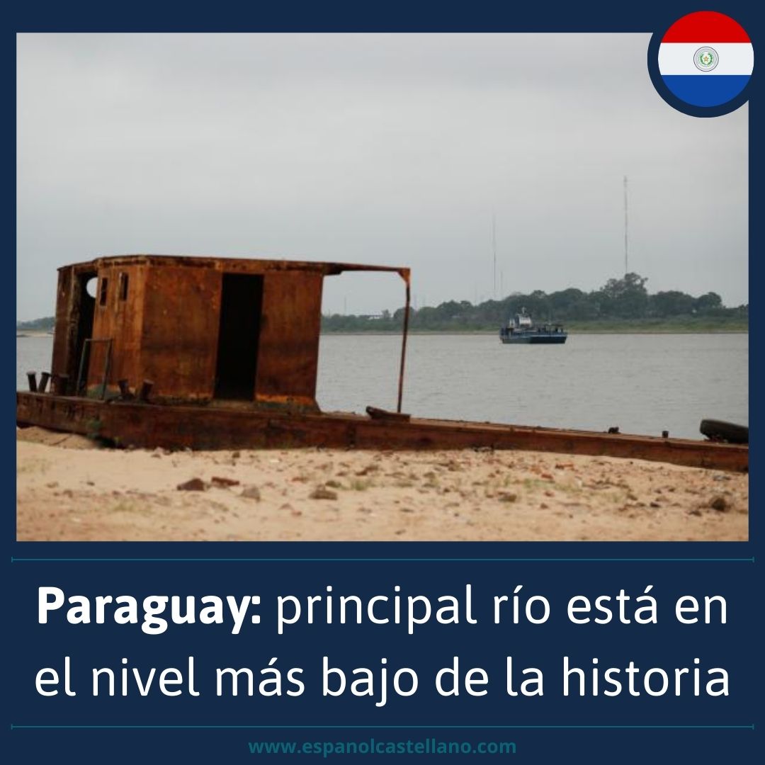 Paraguay: principal río está en el nivel más bajo de la historia