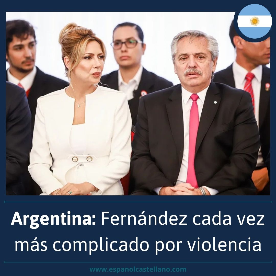 Argentina: Fernández cada vez más complicado por violencia